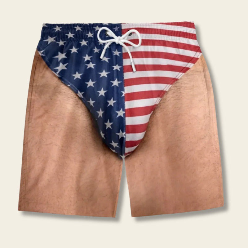 TideWink Cheeky Flag Swim Trunks