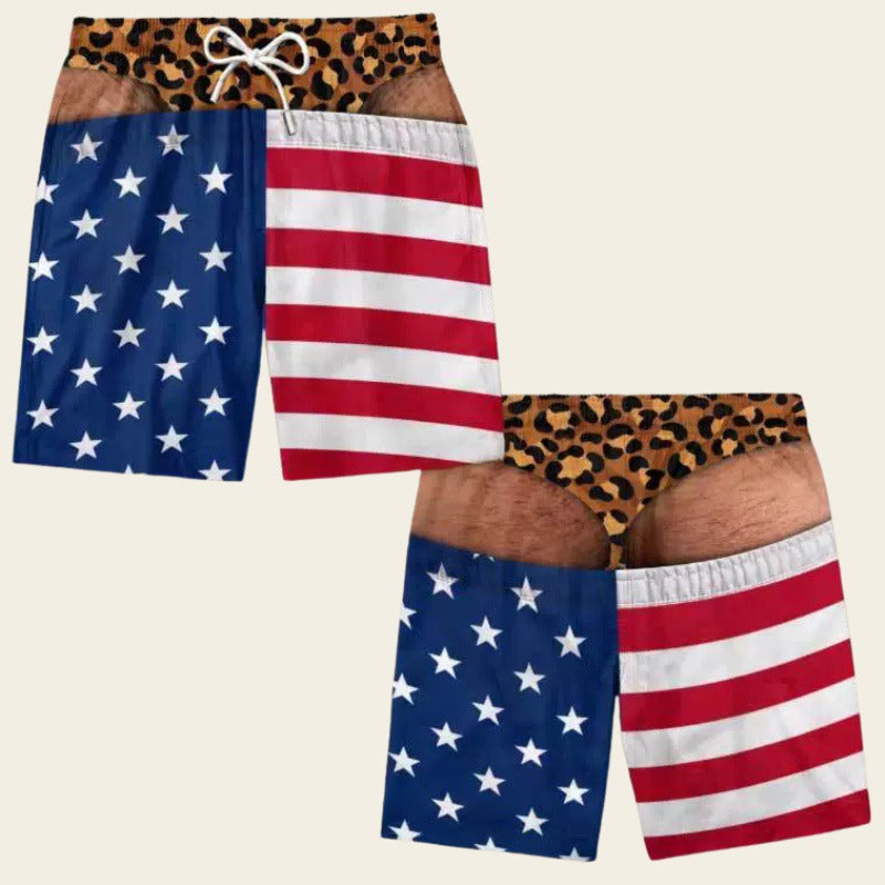 TideWink Cheeky Flag Swim Trunks