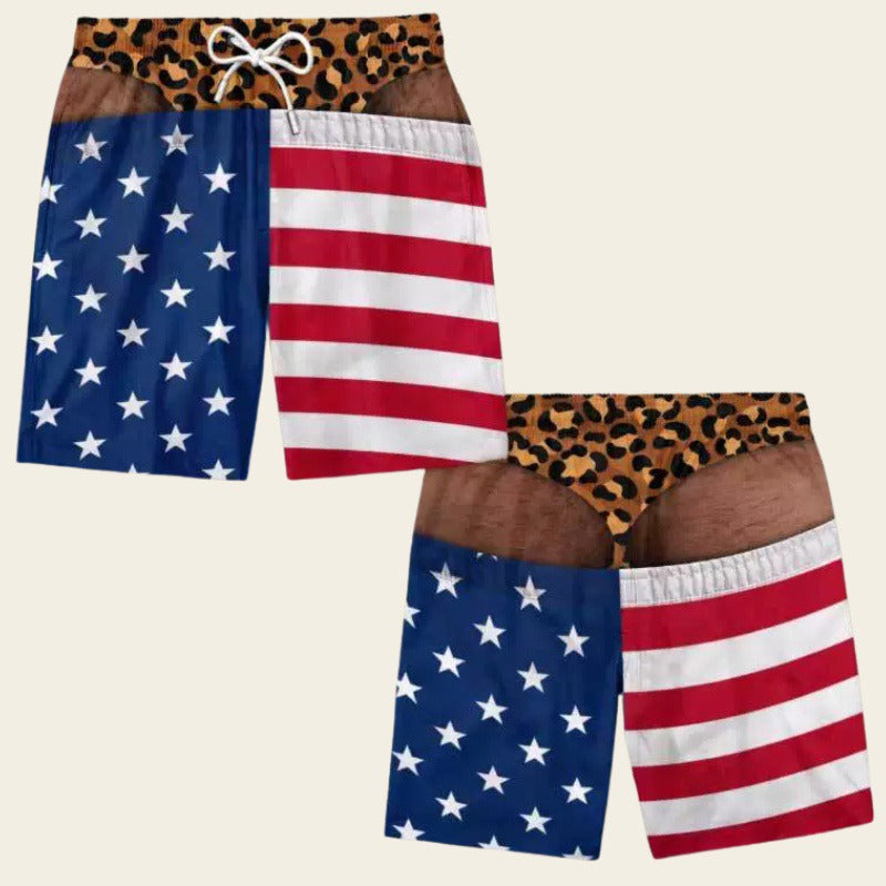 TideWink Cheeky Flag Swim Trunks