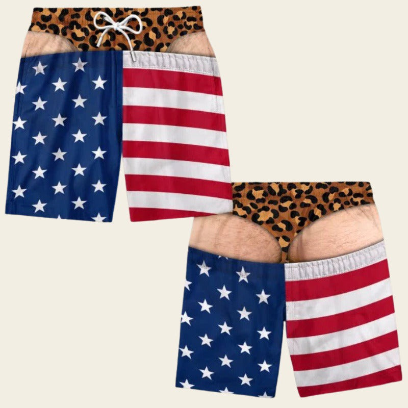 TideWink Cheeky Flag Swim Trunks